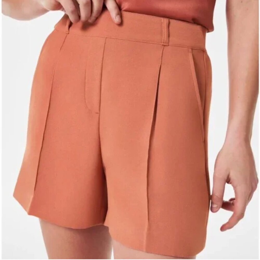 Spanx Carefree Crepe Trouser Short, 6" Color Sedona Size XL